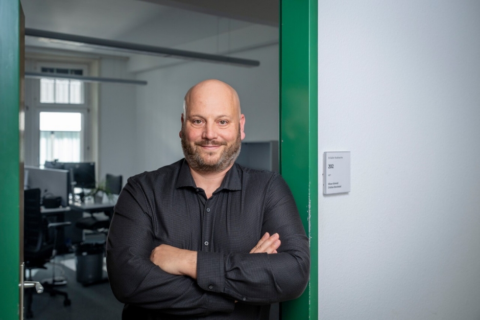 Cristian Berchtold koordiniert den Austausch alter Stromz&auml;hler durch moderne Smart Meter in St.Gallen.